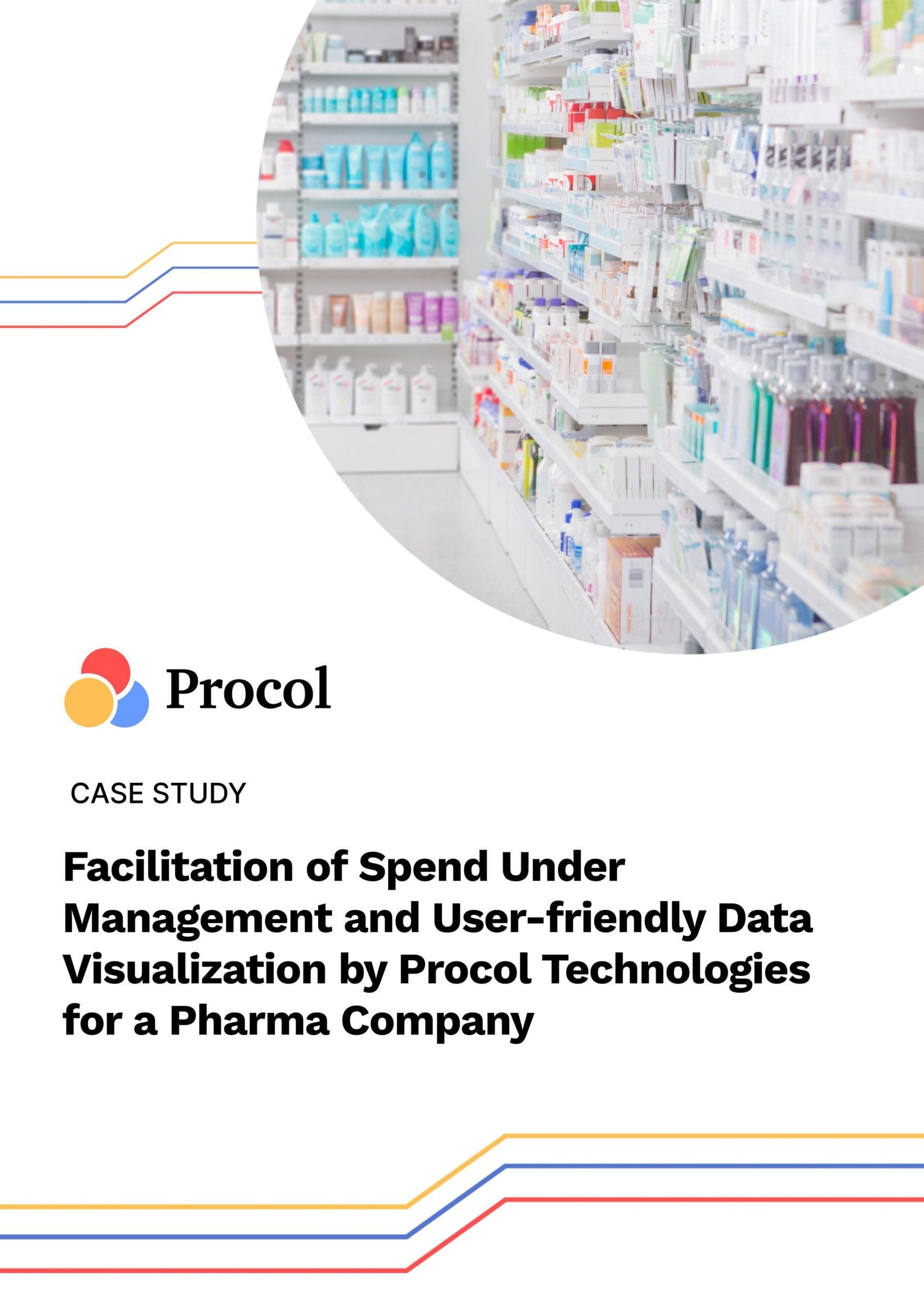 Facilitation of spend under management and user-friendly data visualisation for a pharma company