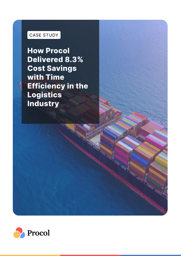 How Procol delivered 8.3% cost savings with time efficiency in the logistics industry