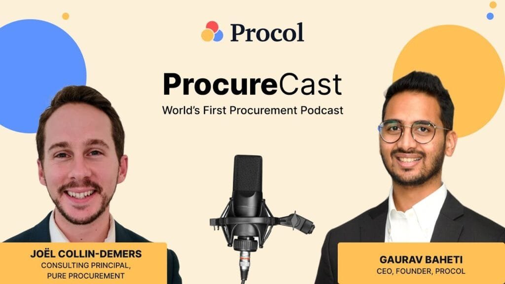Master the Art of ProcureTech: Insights from Joel on ProcureCast!