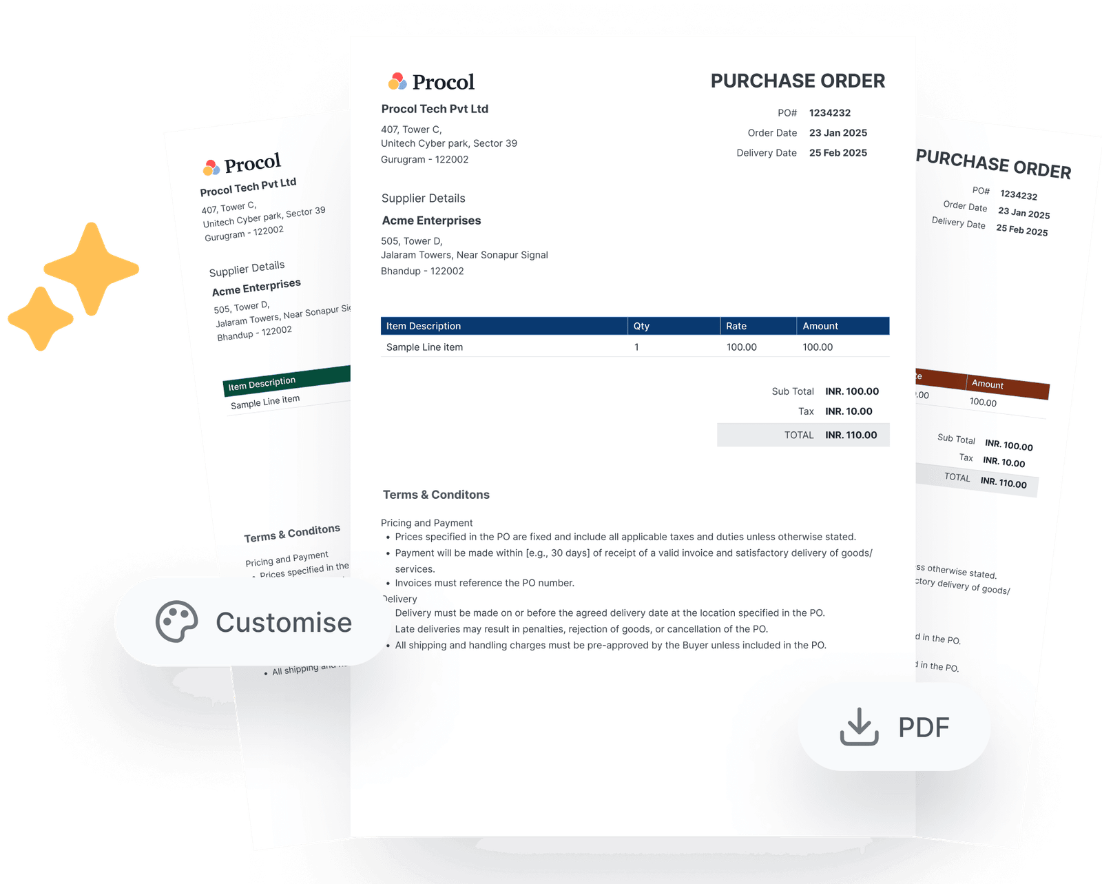 Free Purchase Order Generator